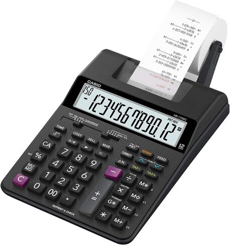 Casio HR-10RC, Mini-Desktop Printing Calculator (New Version of The HR-8TM) in Saudi Arabia