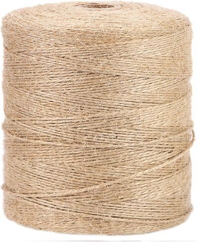 Jute Twine 805FT, Jute Rope for Crafts Gardening Plant Accessories Gift Wrapping, Arts & Crafts Art Packing Material Christmas Twine Bulk Heavy-Duty Wedding Decor (Brown 2MM * 805FEET) in Saudi Arabia