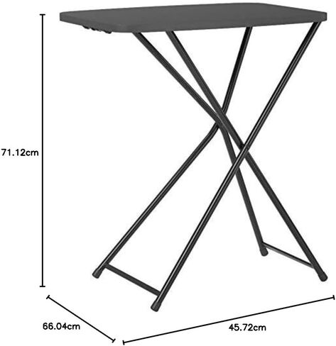COSCO Multi-Purpose, Adjustable Height Personal Folding Activity Table, 2 Pack, Black in Saudi Arabia