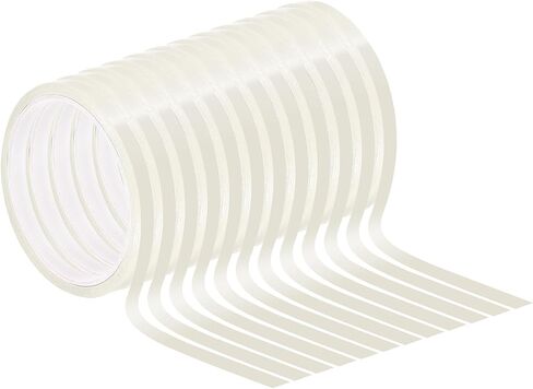 PATIKIL 1/4" Whiteboard Tape, 12 Pack Thin Dry Erase Tape for Graphic Chart Marking DIY Art, Red in Saudi Arabia