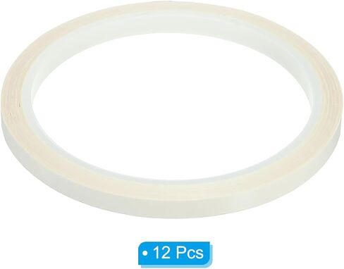 PATIKIL 1/4" Whiteboard Tape, 12 Pack Thin Dry Erase Tape for Graphic Chart Marking DIY Art, Red in Saudi Arabia