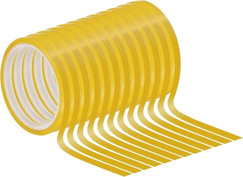 PATIKIL 1/4" Whiteboard Tape, 12 Pack Thin Dry Erase Tape for Graphic Chart Marking DIY Art, Red in Saudi Arabia
