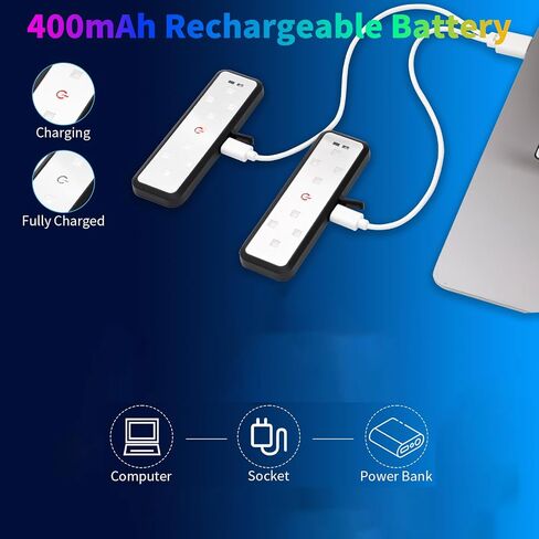 LECART Car Door Lights Projector 7 Colors USB-C Rechargeable Car Door Step Courtesy Welcome Lights Wireless Auto Interior Decoration Lighting Motion Sensor Led Anti-Collision Warning Light 4 Pcs in Saudi Arabia