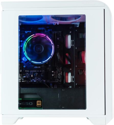 Periphio Reaper Prebuilt Gaming PC - AMD Ryzen 5 5600G 4.4GHz, Radeon Vega 7 iGPU, 16GB DDR4 3200MHz Gaming RAM, 1TB NVMe, Wi-Fi + Bluetooth, Windows 11 Gaming Computer in Saudi Arabia