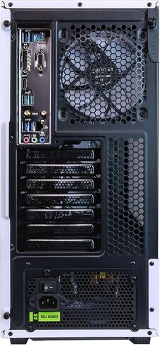 كمبيوتر الألعاب Periphio Reaper المُصمم مسبقًا - AMD Ryzen 5 5600G 4.4 جيجا هرتز، Radeon Vega 7 iGPU، ذاكرة الوصول العشوائي للألعاب DDR4 3200 ميجا هرتز سعة 16 جيجا بايت، 1 تيرابايت NVMe، Wi-Fi + Bluetooth، كمبيوتر ألعاب Windows 11 in Kuwait