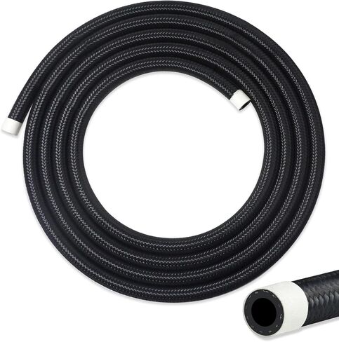 6AN Fuel Line, 6AN 3/8 inch CPE Fuel Hose, 10FT Transmission/Oil Cooler Lines, Nylon Braided Fuel Line Hose. in Saudi Arabia