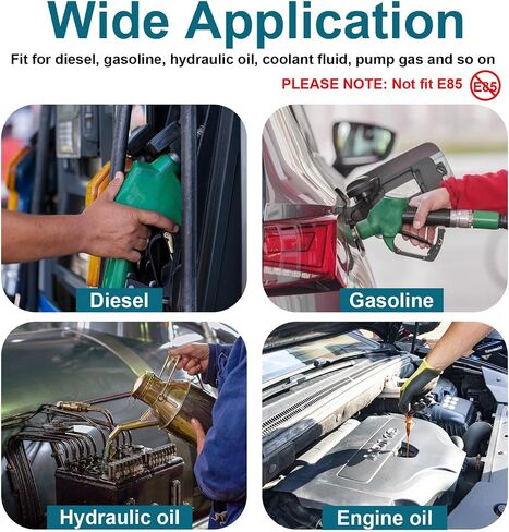 6AN Fuel Line, 6AN 3/8 inch CPE Fuel Hose, 10FT Transmission/Oil Cooler Lines, Nylon Braided Fuel Line Hose. in Saudi Arabia