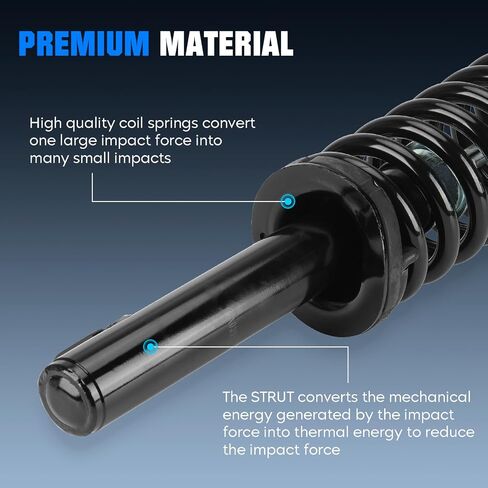 Complete Front and Rear Strut Shock Absorber Fit for Jeep Commander 2006-2010, for Jeep Grand Cherokee 2005-2010, Complete of Hydraulic Front Strut w/Coil Spring Kits Replace for 171377L, 171377R in Saudi Arabia