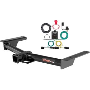 CURT 99323 Class 3 Trailer Hitch, 2-Inch Receiver, 4-Pin Wiring Harness, Select Ford Transit-150, 250