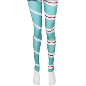 Vanellope Von Schweetz Leggings Vane Cosplay Pants Halloweem Yoga Sport Trousers Striped Gym Outfits