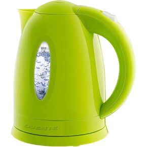 OVENTE Electric Kettle, Hot Water, Heater 1.7 Liter - BPA Free Fast Boiling Cordless Water Warmer - Auto Shut Off Instant Water Boiler for Coffee & Tea Pot, Regular, Black KP72B