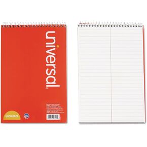 Universal 96920 Steno Book, Gregg Rule, 6 x 9, White, 80 Sheets