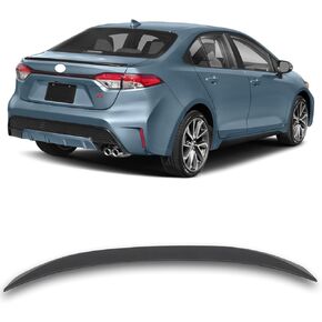 SCITOO Spoiler Wing Fits for 2020-2022 for Toyota Corolla Matte Black Rear Trunk Spoiler Wing