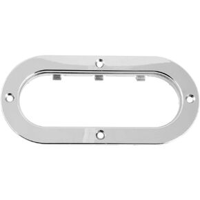 GG Grand General 87200 Chrome Plastic Flange Mount Rim for Oval Sealed Light