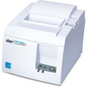 طابعة الإيصالات الحرارية بتقنية البلوتوث من Star Micronics TSP143IIIBi لأنظمة iOS وAndroid وWindows مع قاطع تلقائي ومصدر طاقة داخلي - رمادي in Kuwait