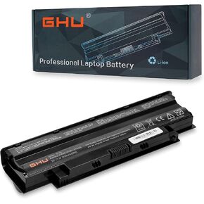 بطارية GHU جديدة 58 وات في الساعة بديلة لـ J1KND 4T7JN TKV2V W7H3N YXVK2 متوافقة مع Inspiron N3010 N4010 N4110 N5010 N5110 N7010 M4110 WT2P4 383CW 312-1205 312-0233 312-0234 312-1201 9JR2H 9T48V JIKND in Kuwait
