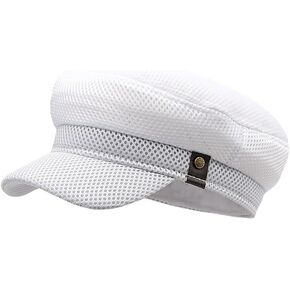 Newsboy Hats for Women Mesh Gatsby Cap Summer Chauffeur Plain Beret Hats
