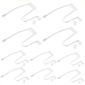 Radio Earpieces Replacement Acoustic Coil Tube for Motorola Baofeng Kenwood Walkie Talkie Earpieces and Two Way Radios Headset (10 Packs)