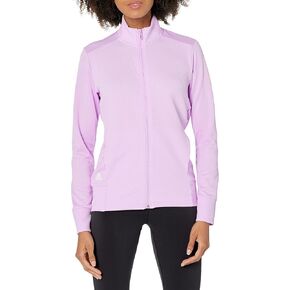 adidas Textured Full Zip Jacket Bliss Lilac LG