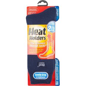 Heat Holders Women's Snowdrop ORIGINAL™ Cream Block Twist Socks Grey/Red/Women's 5-9