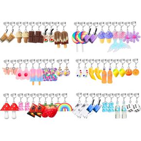 30-40 Pairs Clip On Earrings Cute Weird Funny Earring for Women Kawaii Aesthetic Non Pierced Fun Dangle Drop Earring Set…