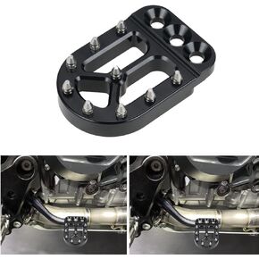 NICECNC Black Brake Pedal Lever Pad Extender Compatible with KTM 390 Adventure 2020-2023,790/890 Adventure/R/S 2018-2023,690 Enduro R 2008-23,690 SMC R2019-23,1290/1190/1090/1050/990/950 Adventure