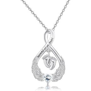 Sterling Silver Cute Animal Pendant Necklace Fox/Snake/Unicorn/Owl on Moon/Rabbit/Horse Necklace Jewelry Gifts for Women Mom Sister