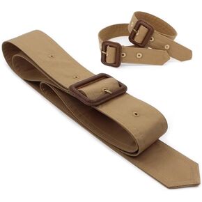 One Set of Trench Coat Belt and Sleeve Band Replacement Wind Coat Accessories for Overcoat Coat Windbreaker Jacket