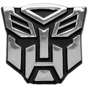 Transforming Auto Robot Auto Emblem - [Chrome Finish][2 1/2'' Tall]