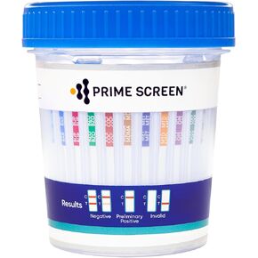 PrimeScreen - 14 Panel Instant Test Cup- Include 3 Adulterations - #TDOA-1144A3 [10 Pack]