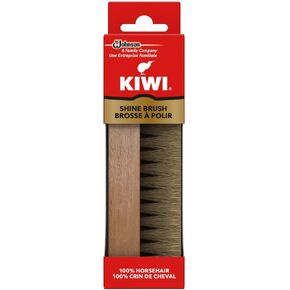 Kiwi 100% Horsehair Shine Brush