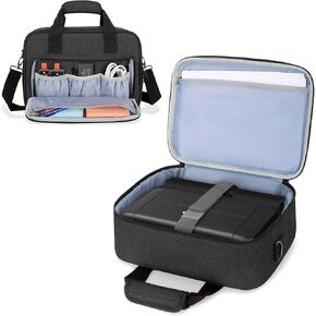 LUXJA Carrying Case Compatible with Canon PIXMA TR150 Wireless Portable Printer, Bag Compatible with Canon TR150 Ink Cartridge and Accessories, Black (BAG ONLY)