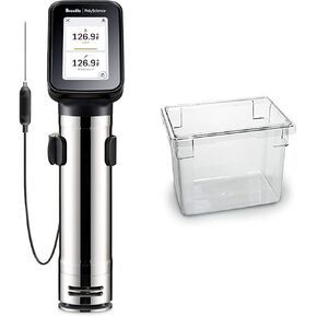 Breville PolyScience HydroPro Plus Sous Vide Immersion Circulator (CSV750PSS1BUC1) and Breville PolyScience Polycarbonate Tank, 18-Litre