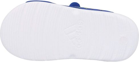 صندل سباحة أديداس C أزرق ملكي/أحمر صناعي 2 US للأطفال الصغار in Kuwait