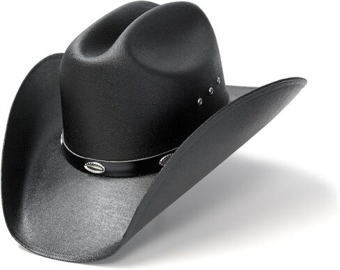 Western Express Natural Straw Cowboy Hat - Cattleman Style with Silver Conchos Band | Kids' Cowboy & Cowgirl Hat in Saudi Arabia