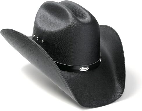 Western Express Natural Straw Cowboy Hat - Cattleman Style with Silver Conchos Band | Kids' Cowboy & Cowgirl Hat in Saudi Arabia