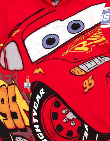 Disney Mickey Mouse Lion King Cars Monsters Inc. Hooded T-Shirt and French Terry Shorts Outfit Set Toddler to Big Kid in Saudi Arabia
