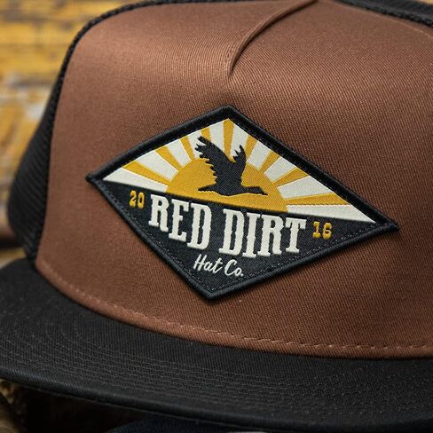 قبعة Red Dirt Hat Company Flight ملغية قابلة للتعديل (أسود دينم/أسود) in Kuwait