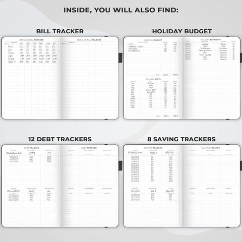 Clever Fox Budget Planner Pro - منظم مالي + نظام ميزانية المغلف النقدي. مجلة مالية شهرية، متتبع النفقات ودفتر الحسابات الشخصية. غير مؤرخ - ابدأ في أي وقت. (7 × 10 بوصة) - رمادي in Kuwait
