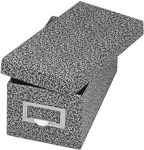 Globe-Weis/Pendaflex Fiberboard Index Card Storage Box, 3 x 5 Inches, Solid Black (3X5BLA) in Kuwait