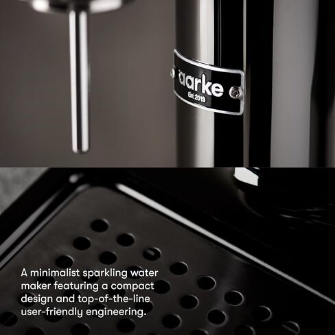 Aarke Carbonator 3 - Sparkling Water Maker & CO2 Cylinder, Stainless Steel | CO2 Cylinder Included, Stainless Steel, Cordless Soda Maker for Home, Carbonated Water Machine, BPA-free PET Bottle Included in Kuwait