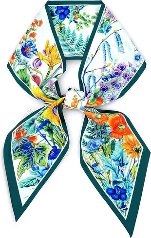 Skinny Scarf 59" Silk Neck Scarf Women's Fashion for Bag Hair Scarves Gift 59 * 5.9" in Saudi Arabia