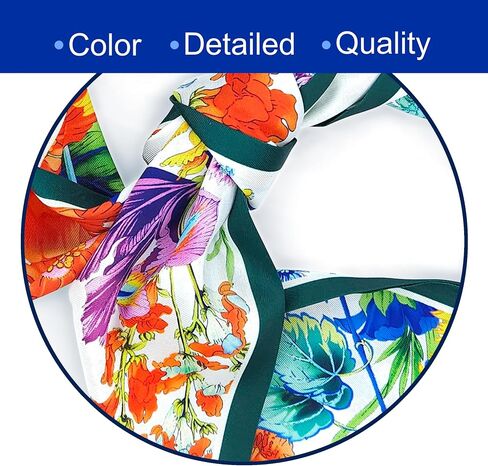 Skinny Scarf 59" Silk Neck Scarf Women's Fashion for Bag Hair Scarves Gift 59 * 5.9" in Saudi Arabia