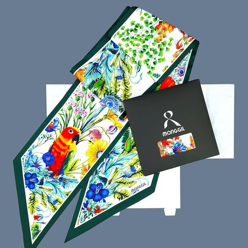 Skinny Scarf 59" Silk Neck Scarf Women's Fashion for Bag Hair Scarves Gift 59 * 5.9" in Saudi Arabia