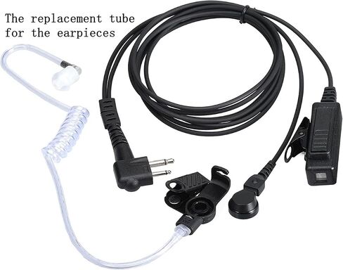 Radio Earpieces Replacement Acoustic Coil Tube for Motorola Baofeng Kenwood Walkie Talkie Earpieces and Two Way Radios Headset (10 Packs) in Kuwait