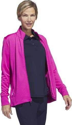 جاكيت أديداس بسحاب كامل منسوج Bliss Lilac LG in Kuwait