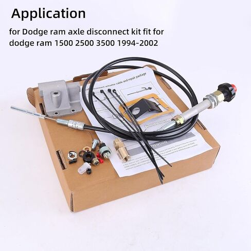 قطع اتصال المحور PSL400، مشغل تشغيل كابل المحور مناسب لـ 1994-2002 دودج رام 1500 2500 3500 4WD، يستبدل #450400 in Kuwait