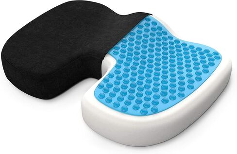 bonmedico Firm Orthopedic Donut Pillow and Home Office Soft Seat Cushion (Large Black Orthopedic Cushion) in Saudi Arabia