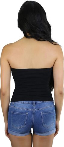 ToBeInStyle Women's Cotton-Spandex Blend Stretchy Tube Top in Kuwait