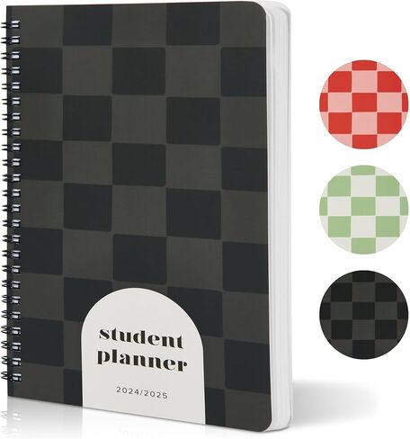 Simplified 2024-2025 Student Planner To Stay Organized - A Beautiful 8.5" x 5.5" Planner for Middle and High School Students with Weekly & Monthly Spreads For The 24-25 Academic Year in Saudi Arabia
